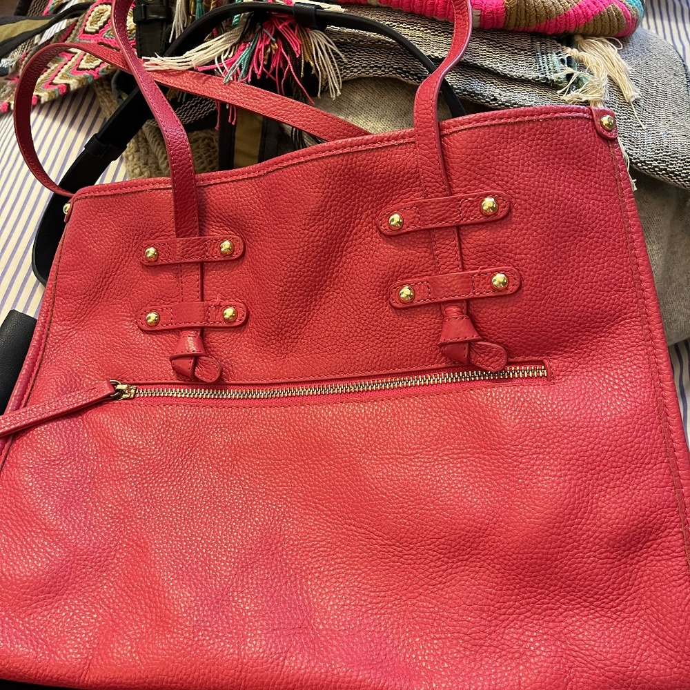 LAGGO Pink Leather Soft Purse Women's‎